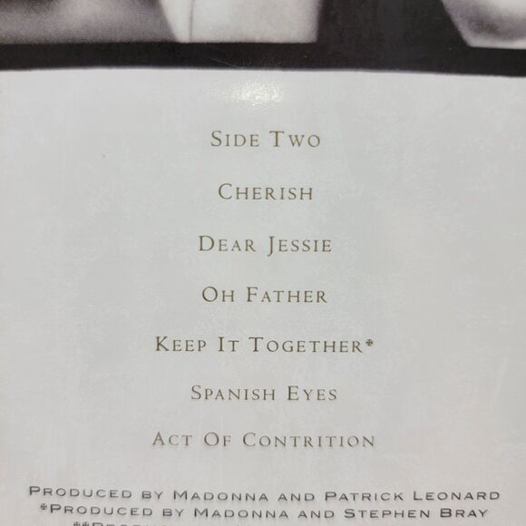 VINYL Madonna: Like A Prayer (reissue) - Limited Silver LP - NEW / SEALED - Picture 6 of 6